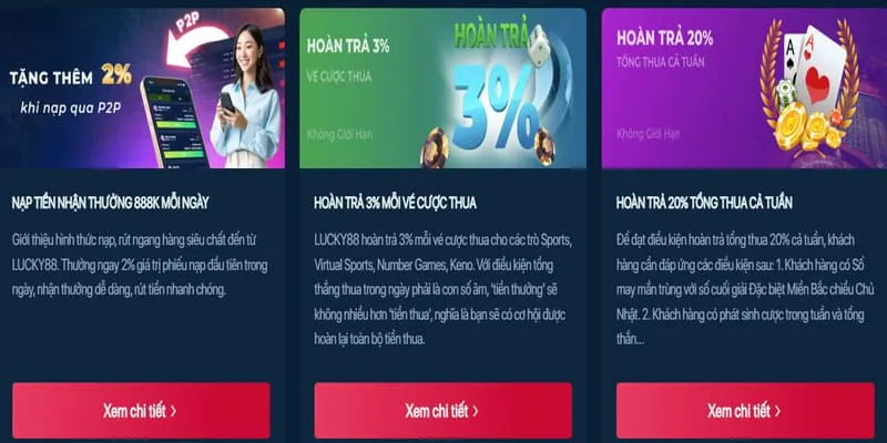 Hoàn trả thể thao và casino 777king99